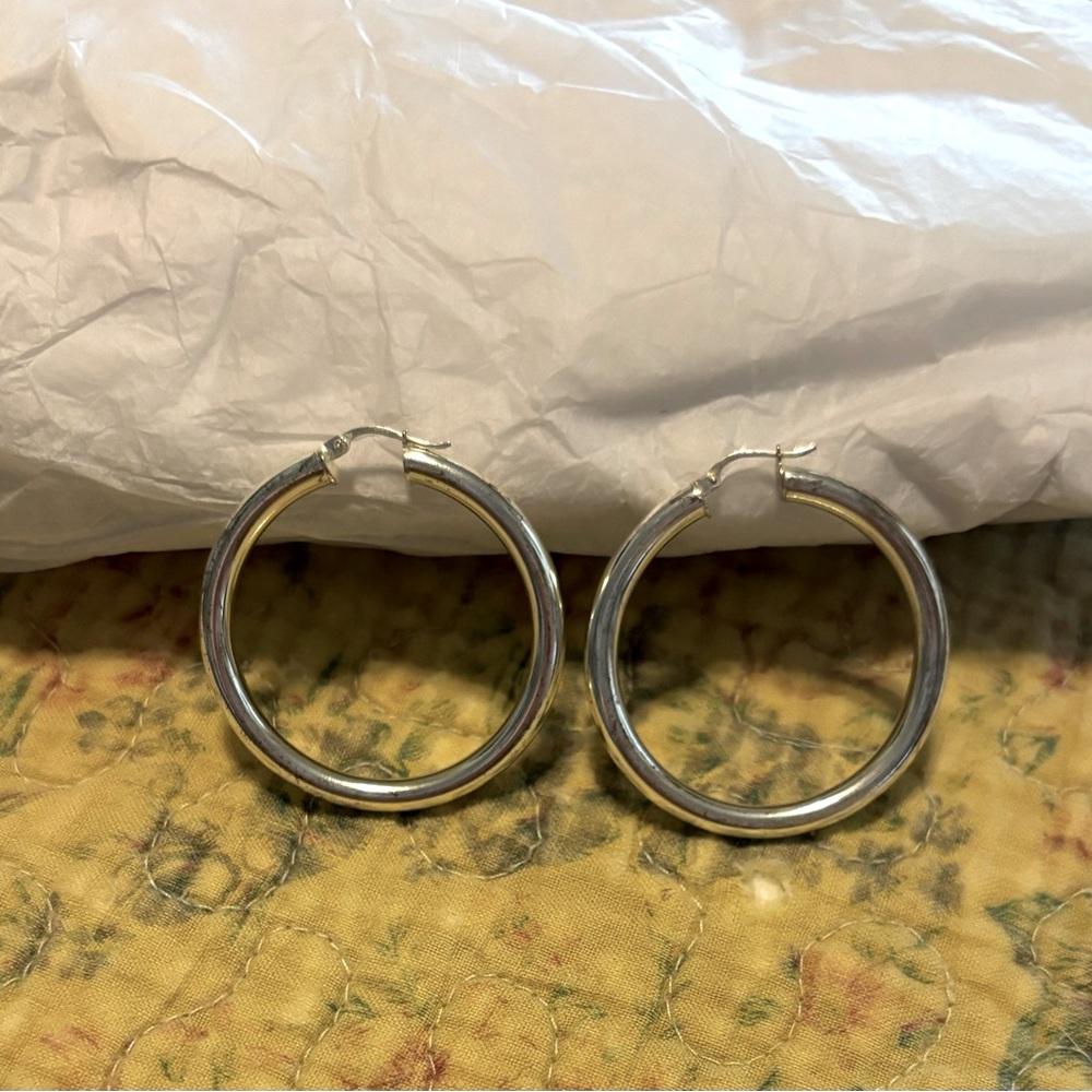 925 Sterling Silver Hoops